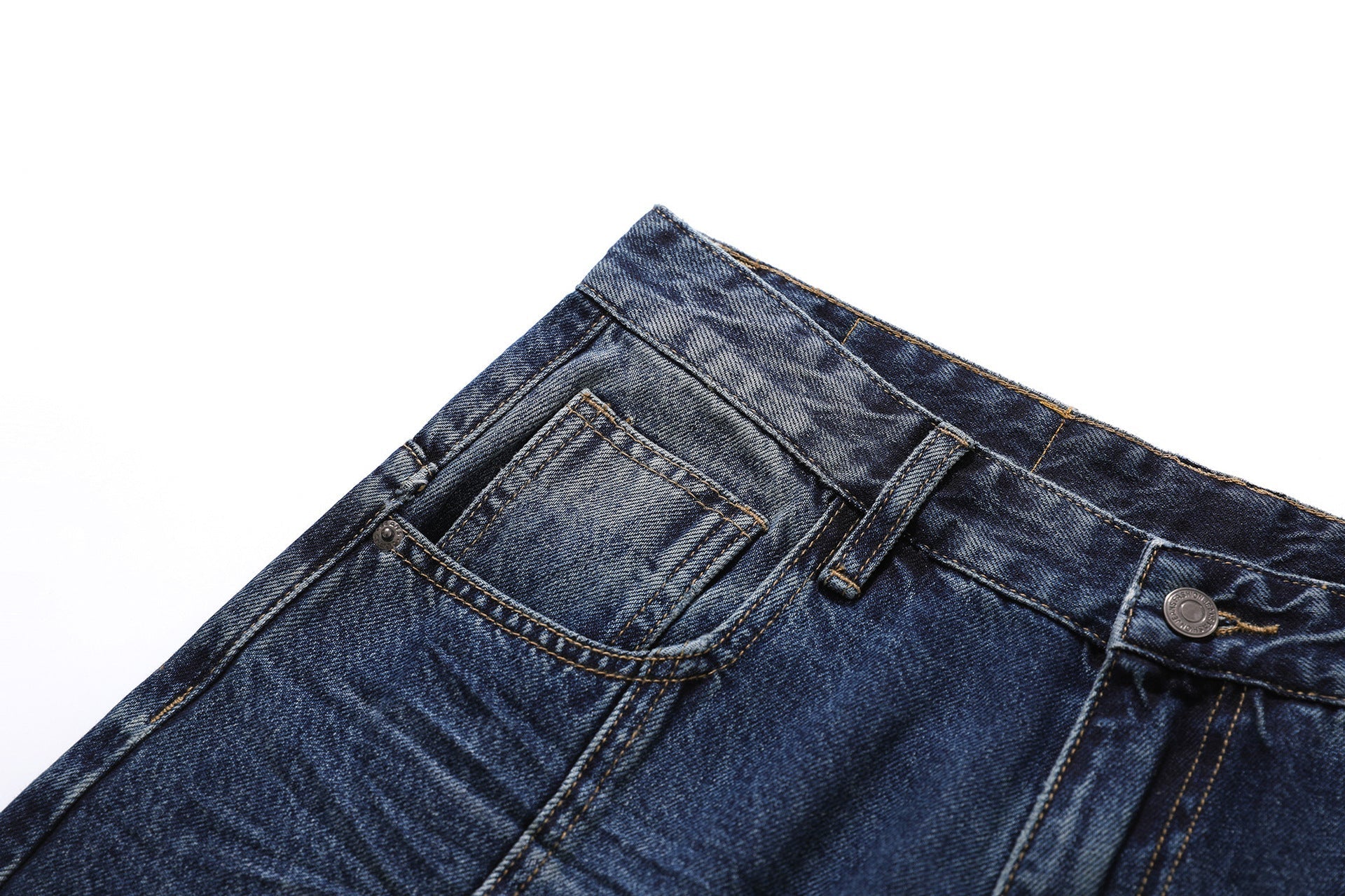 Washed Fade Cropped Denim Jeans