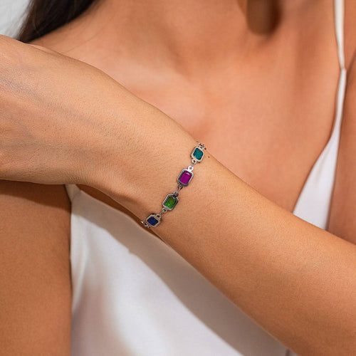Conjunto de Pedras Preciosas - Pulseira Branca