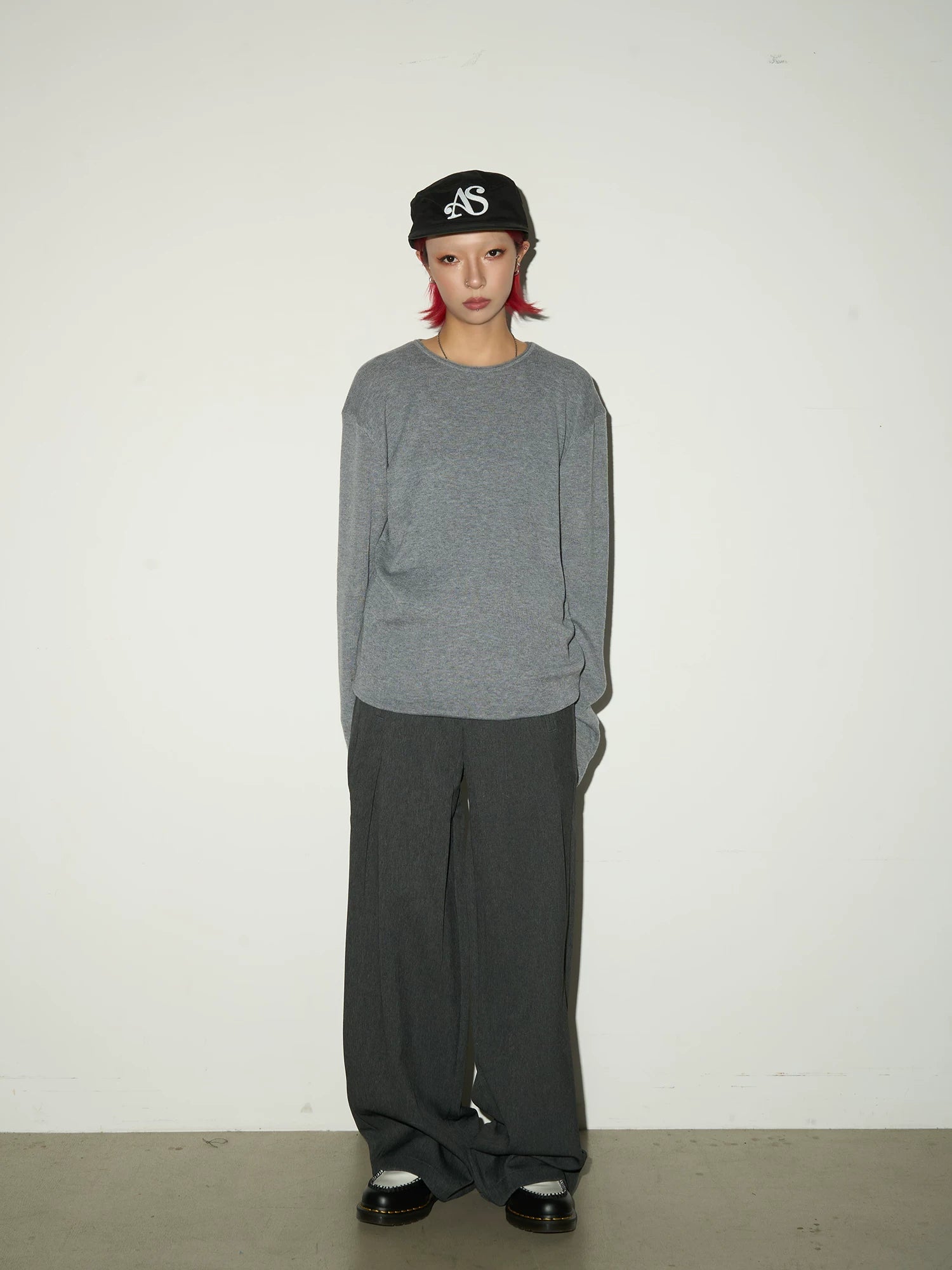 Pleats Wide Leg Pants