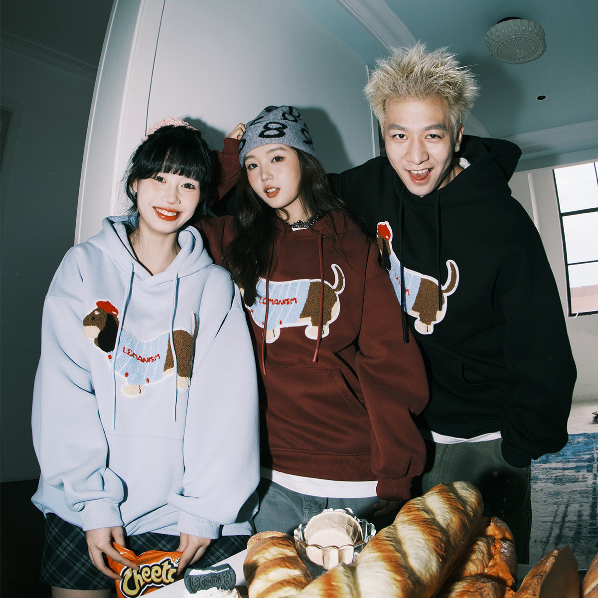 Embroidered Couples Hoodie - Valentine Edition