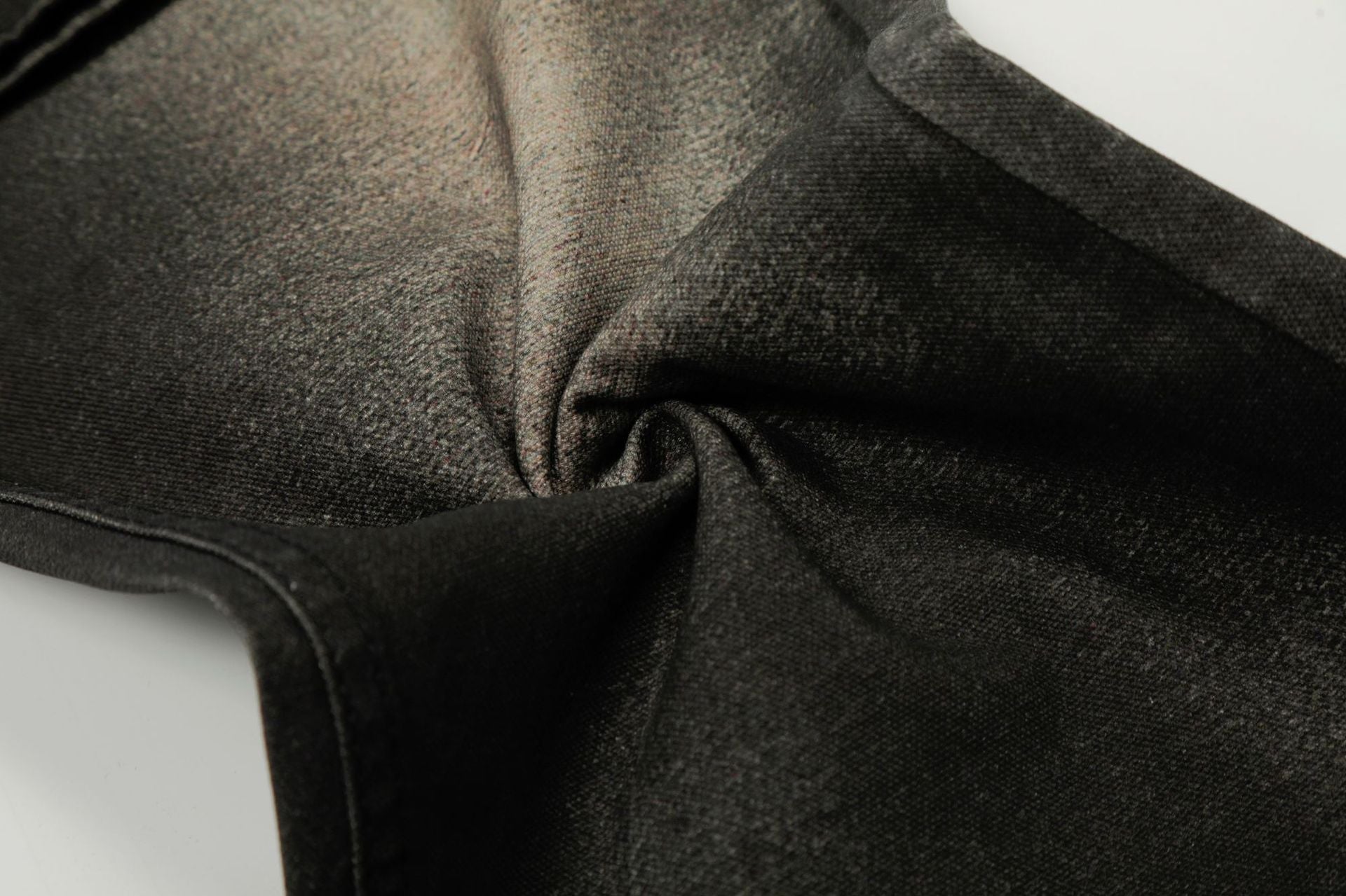 Washed Fade Whisker Wide Leg Straight Denim Jeans