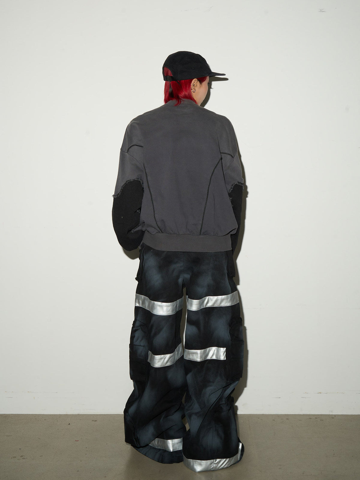 Star Damage Panel Sweatshirt