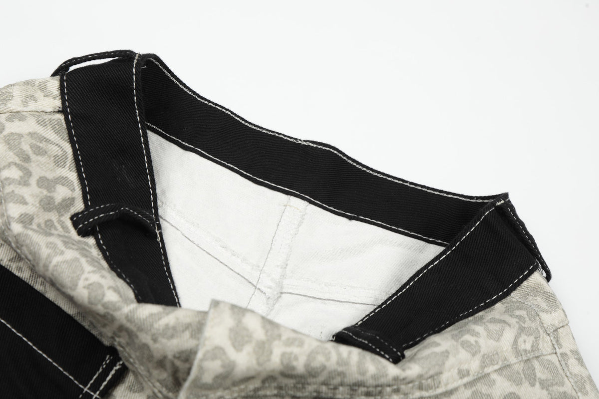 Leopard Pocket Jort