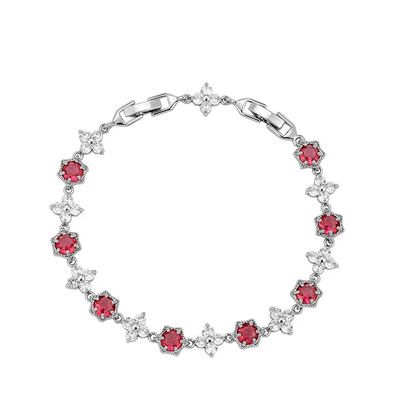 Snowflake Zircon Bracelet