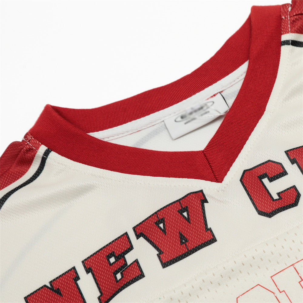 New City V-Neck Sports Jersey