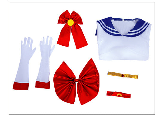Halloween Sailor-Style Anime Cosplay Costume