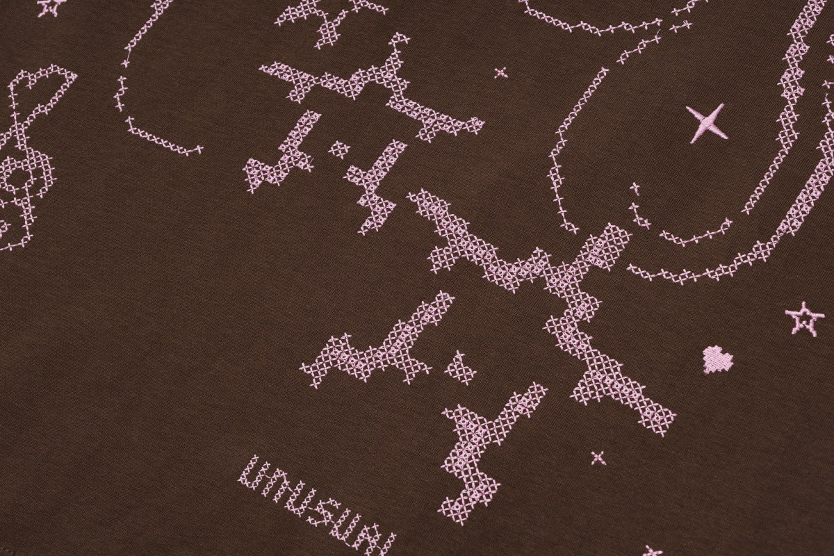 Graphic Embroidery Short Sleeve T-Shirt