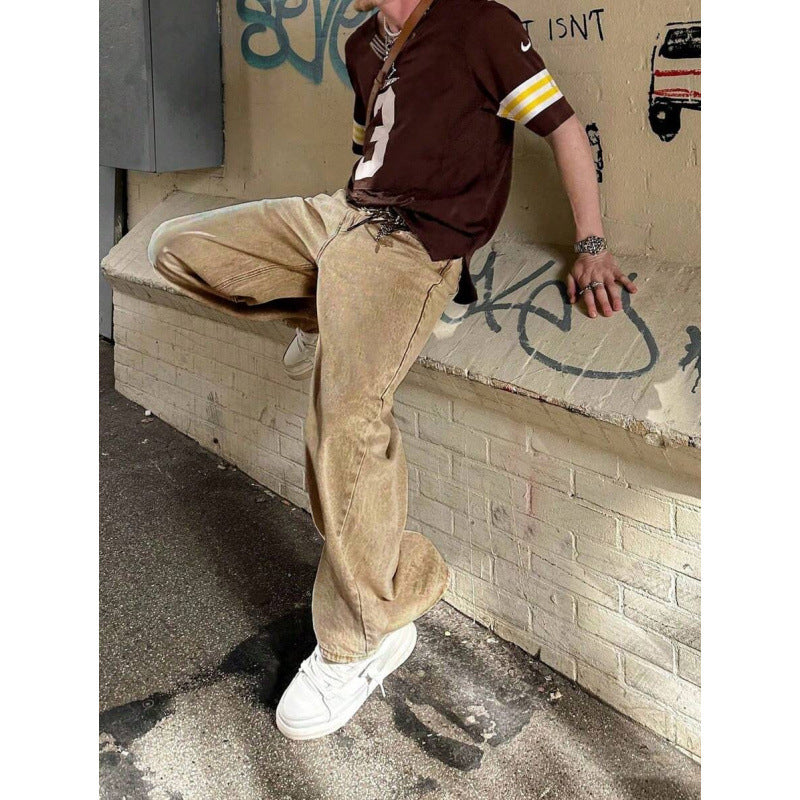 Denim Straight Loose Street Style Jeans