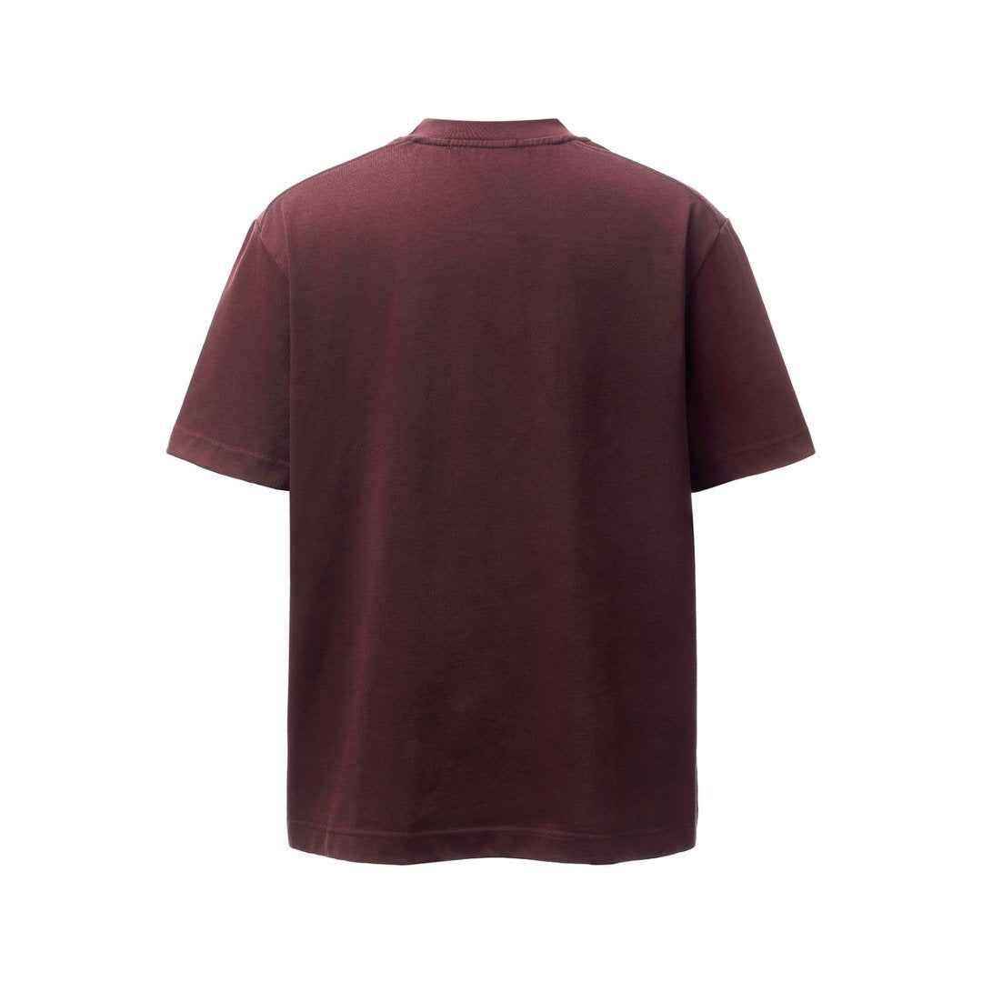 Necklece Design Heavyweight Washed Oversize Short Sleeve T-Shirt