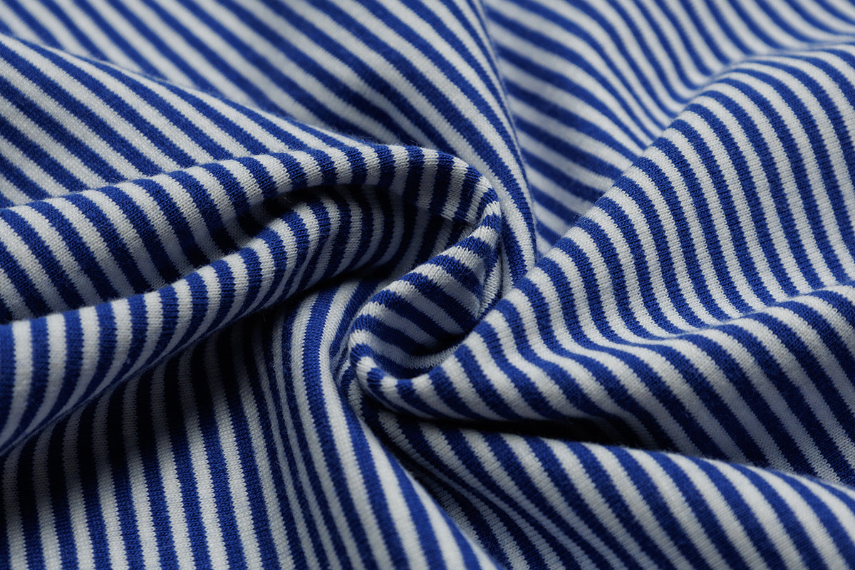 Striped Anime Graphic Oversize Long Sleeve T-Shirt