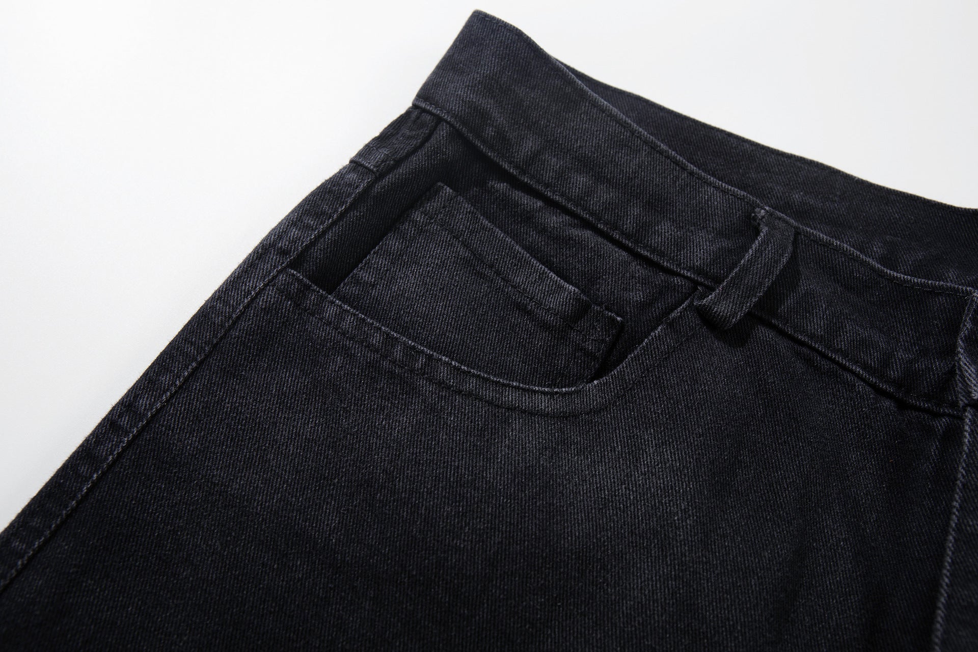 Washed Tribal Fade Wide Leg Denim Jeans