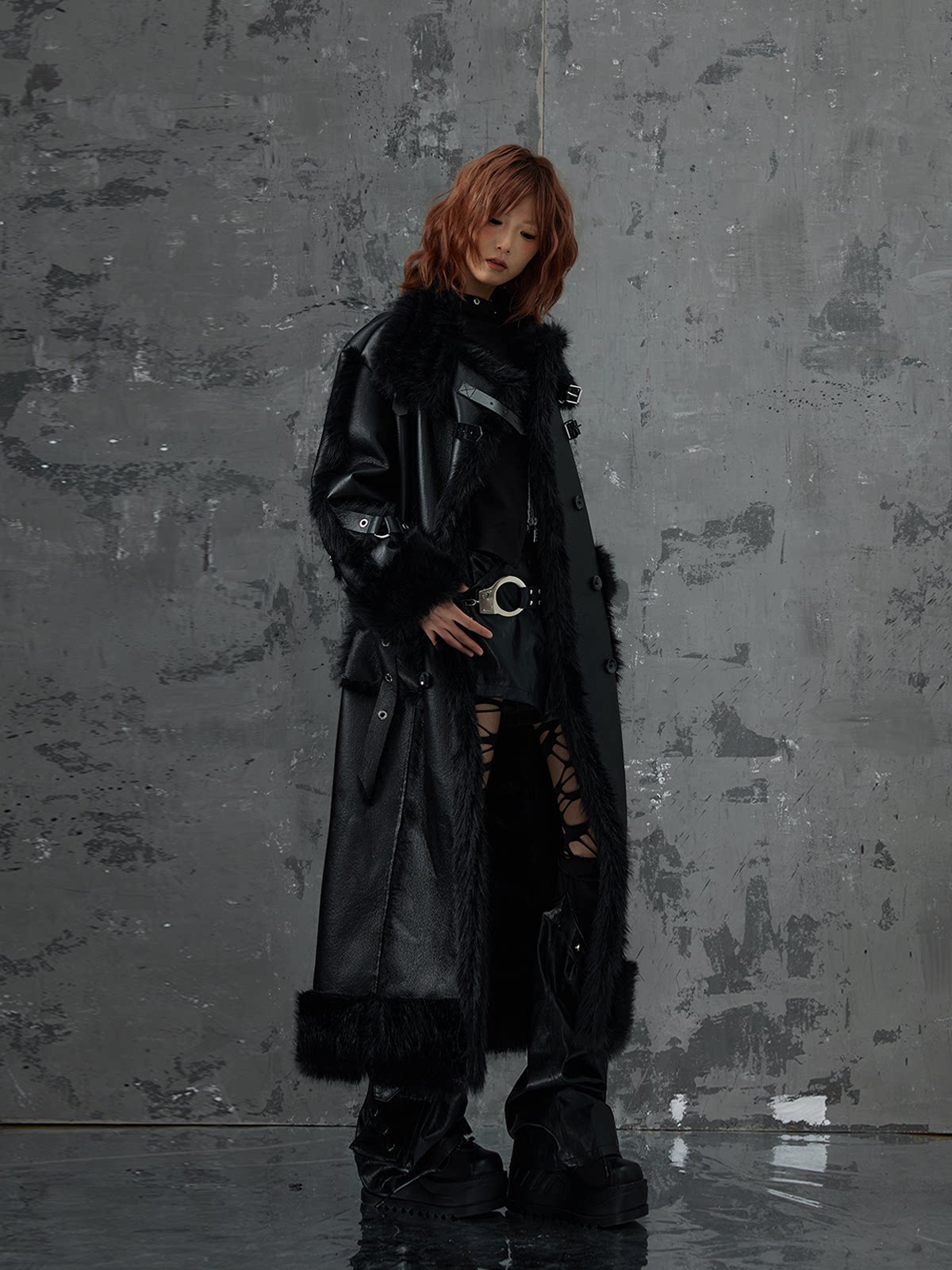 Heavy Thickened Fake Fur Shearling Coat