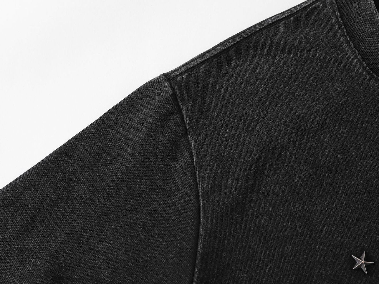 Heavyweight Metal Detail Short Sleeve T-Shirt