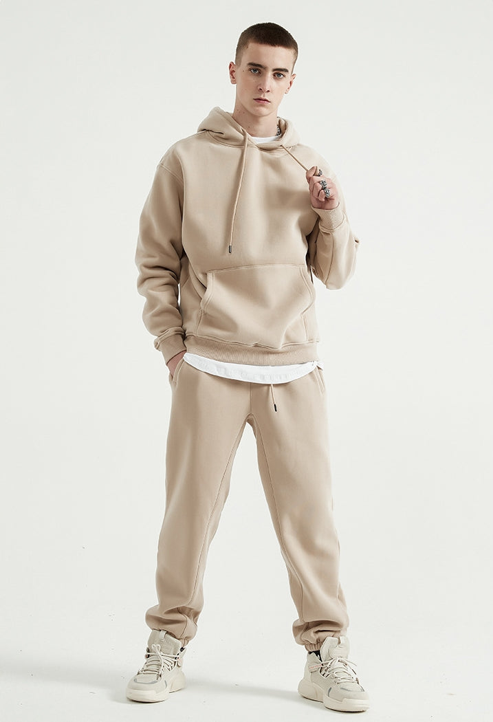 beige hoodie