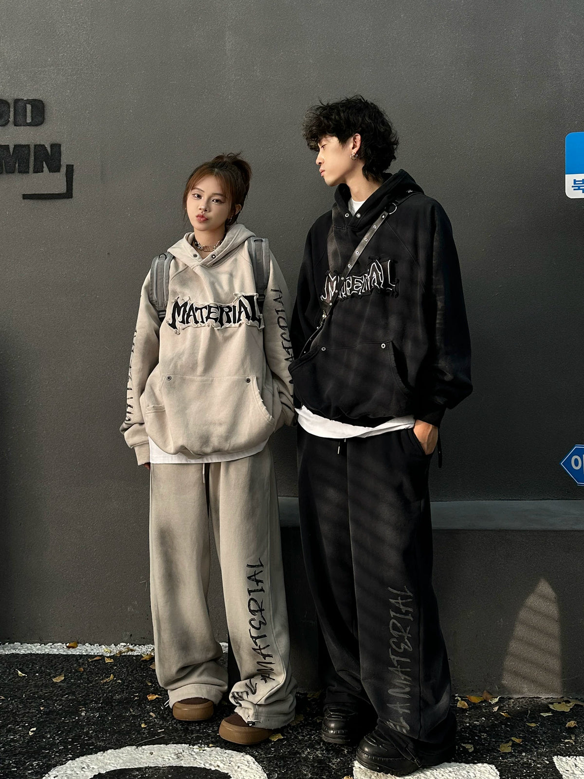 Patchwork Oversize Hoodie