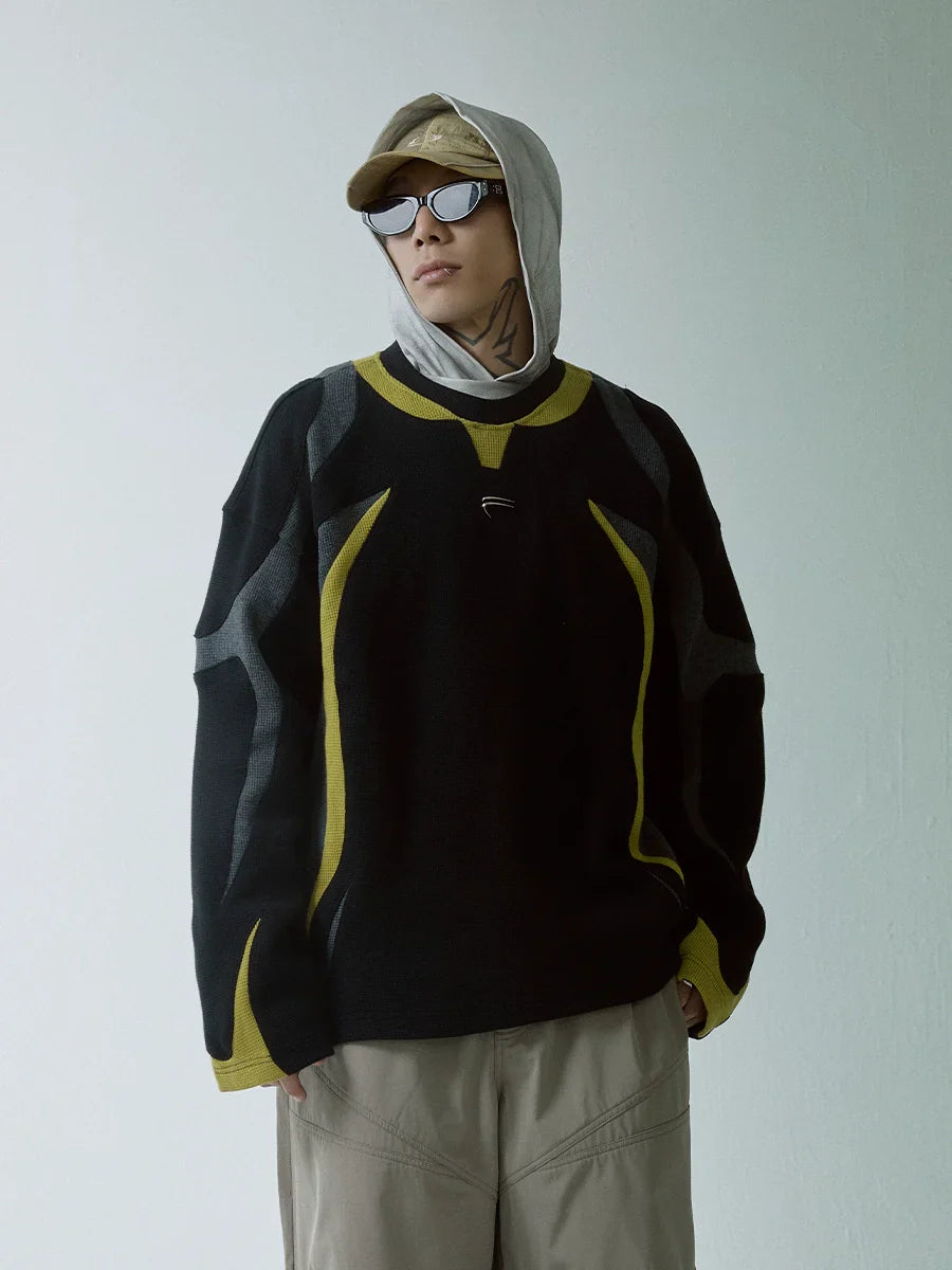 Waffle Oversize Sweatshirt