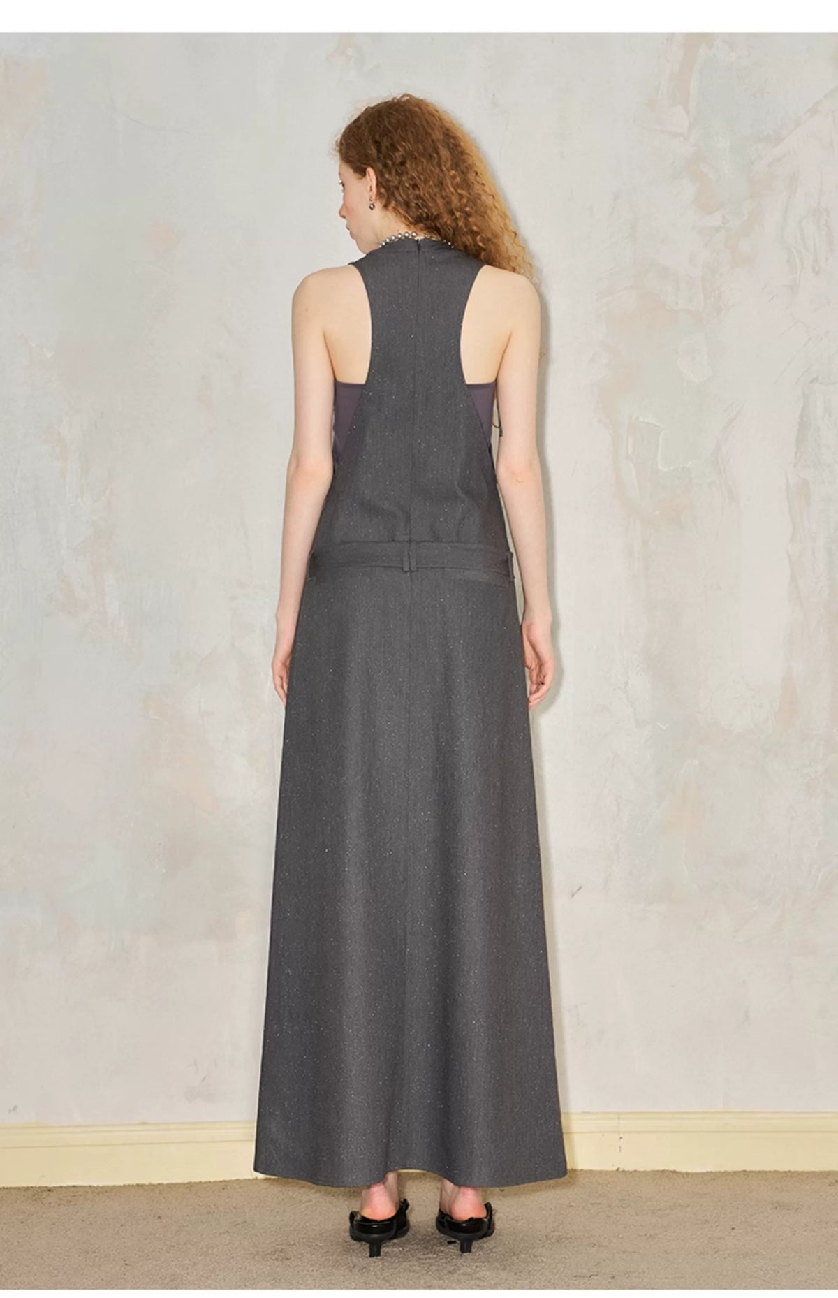 Glitter Design Long Dress