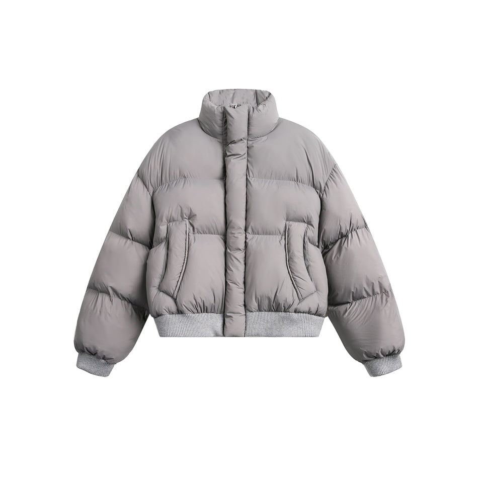 Unisex Retro Thickened Short Puffer Jacket