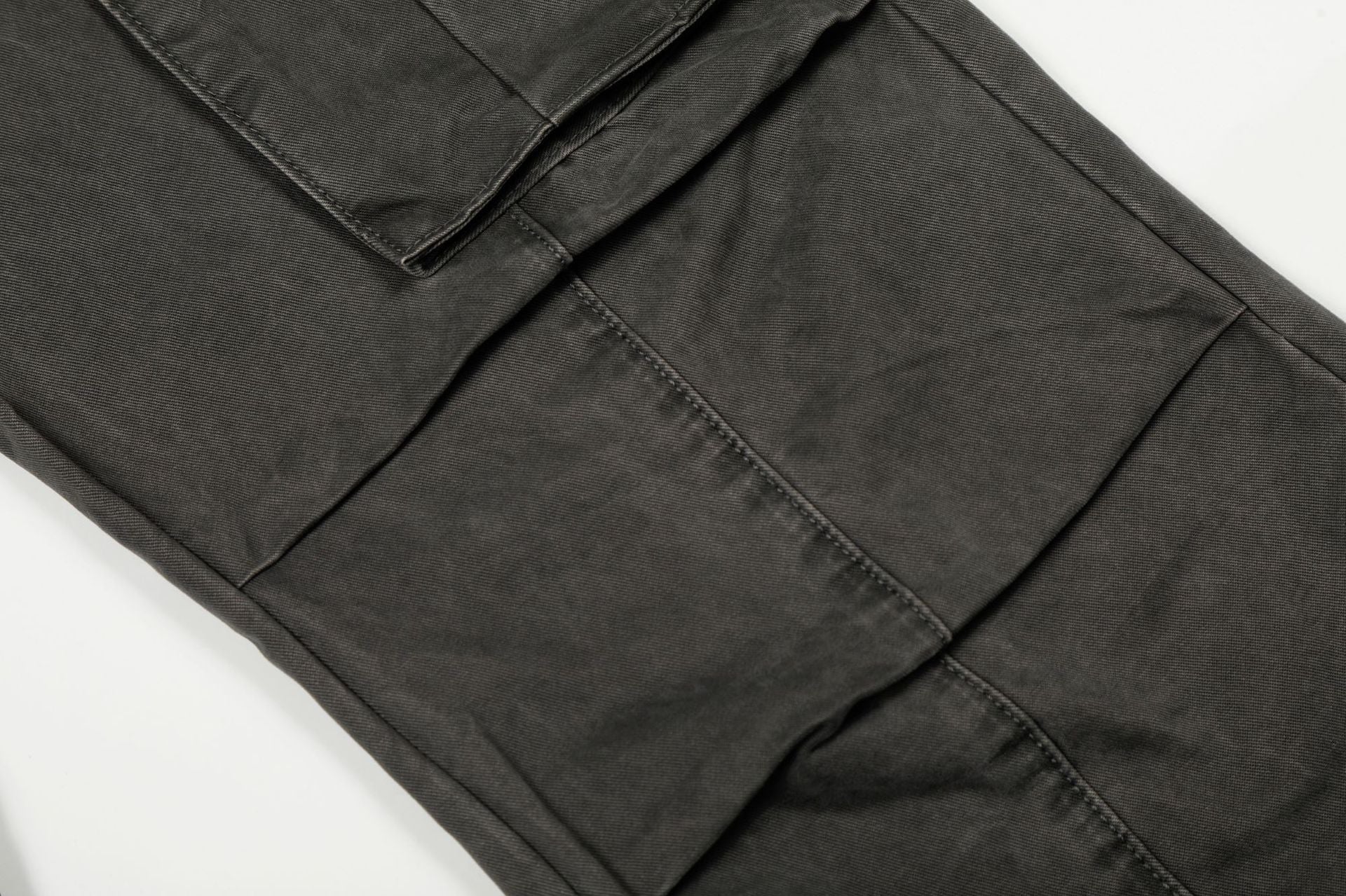 Multi Pocket Studs Wide Leg Cargo Pants