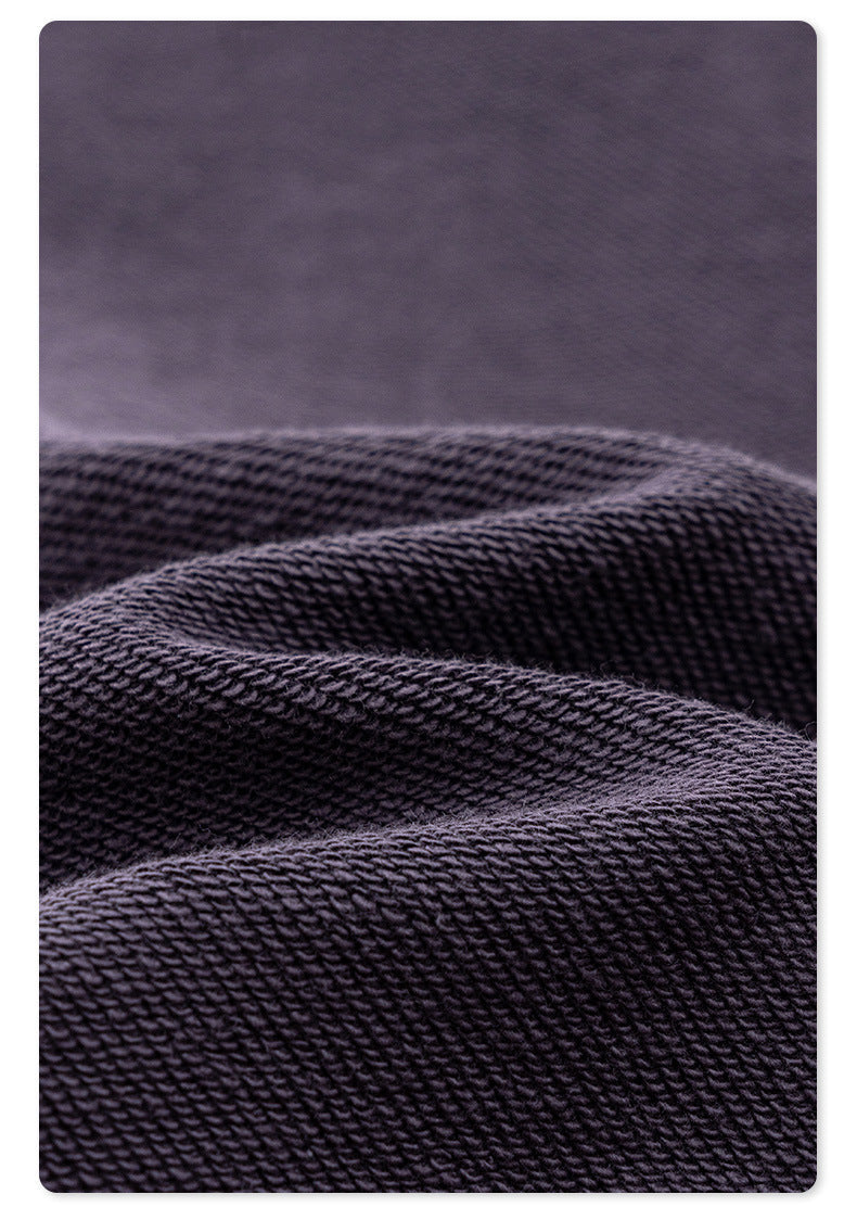 Oversize Heavyweight Basic Round Neck Sweatshirt