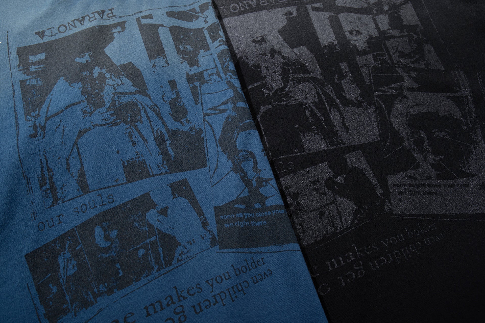 Portrait Print Damage Short Sleeve T-Shirt