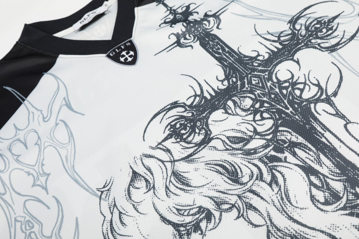 Illustration Print Short Sleeve T-Shirt