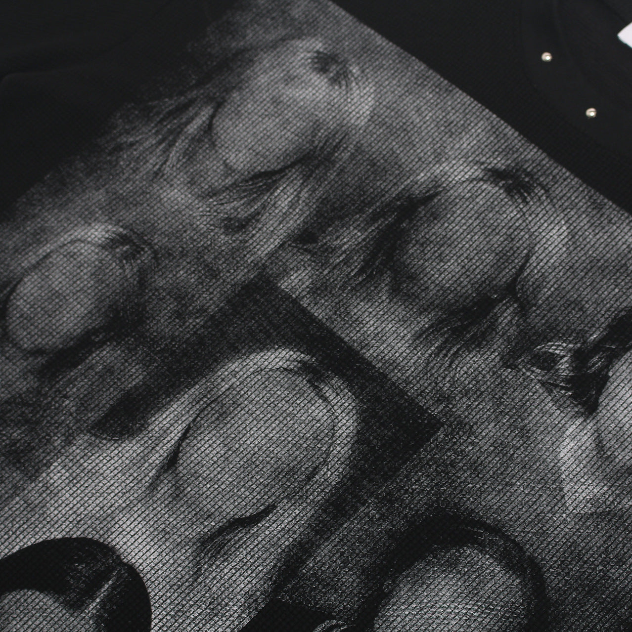 Portrait Studs Detail Short Sleeve T-Shirt