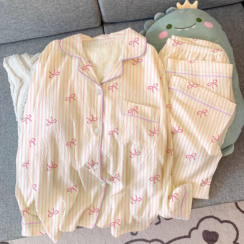 Pinky Ribbon Pajamas