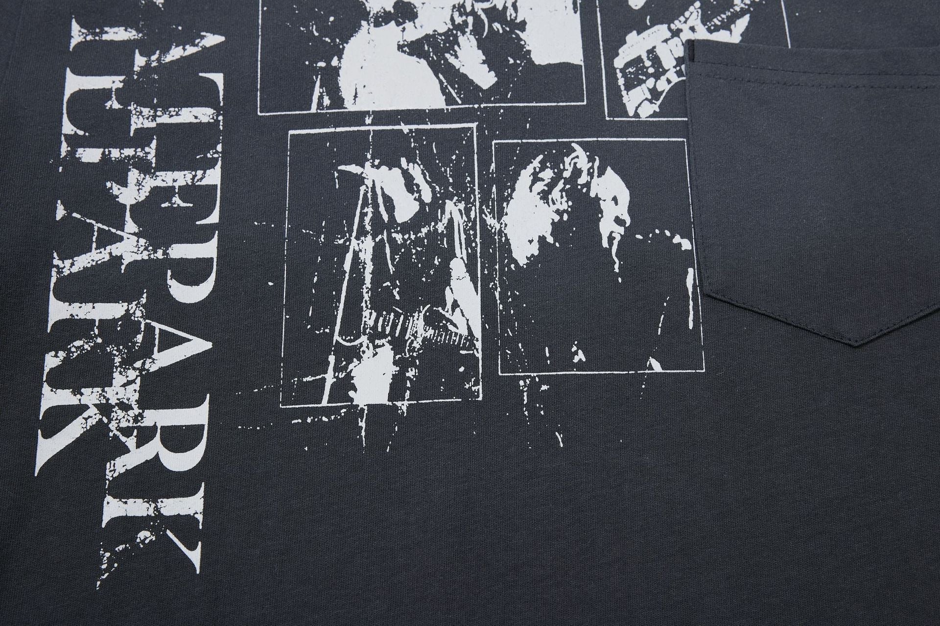 Band Print Short Sleeve T-Shirt
