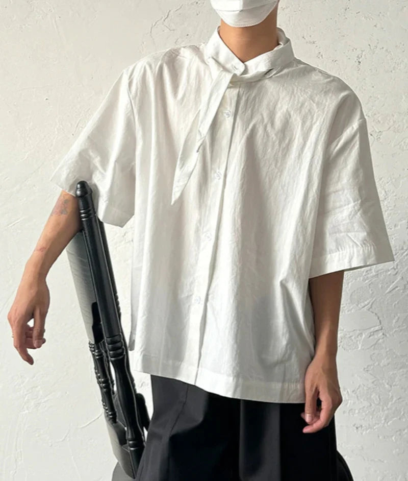Ruffle Short Sleeve Shirt