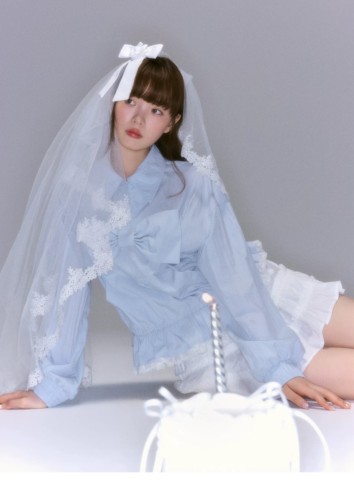 Bow Detail Long Sleeve Shirt