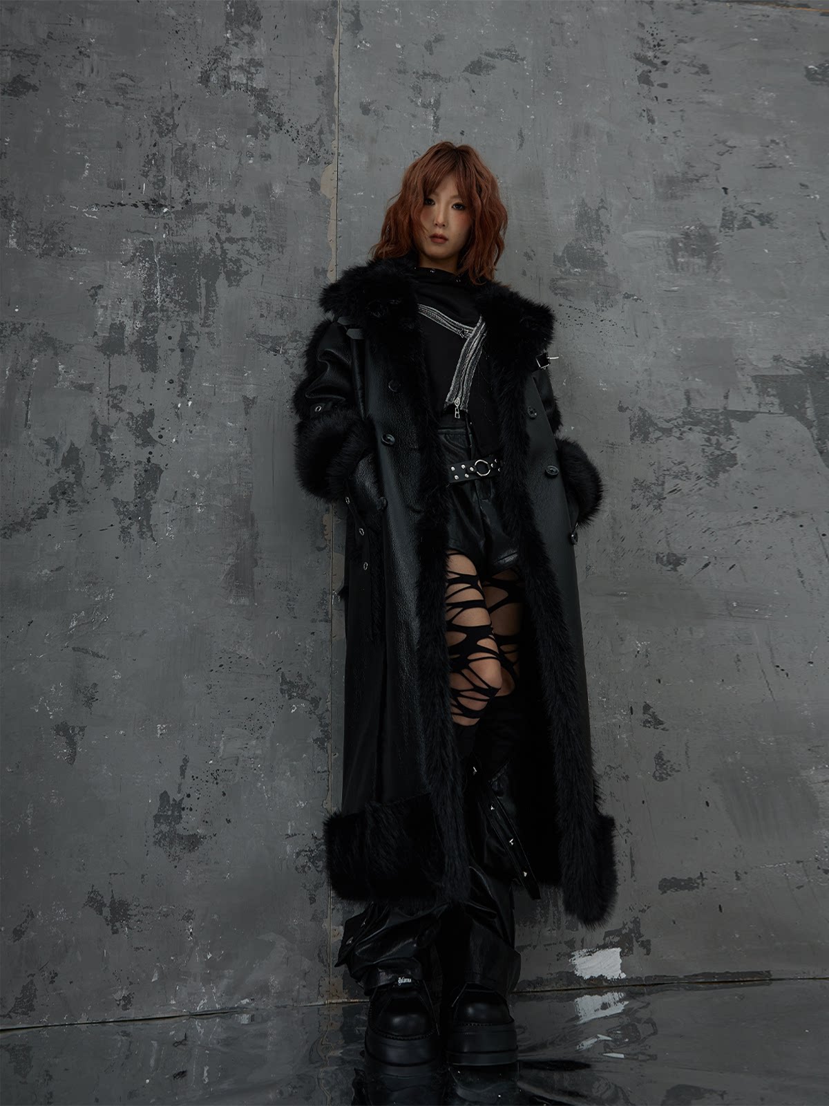 Heavy Thickened Fake Fur Shearling Coat