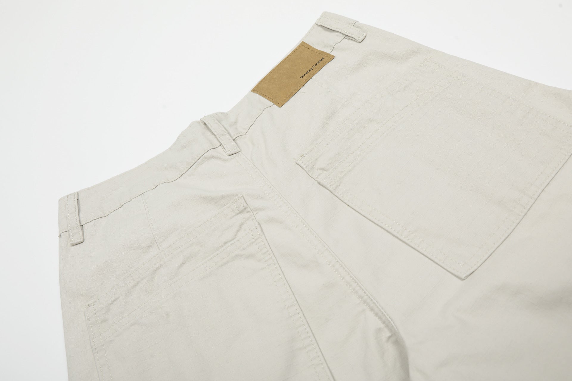 Curved Panel Wide Leg Pants