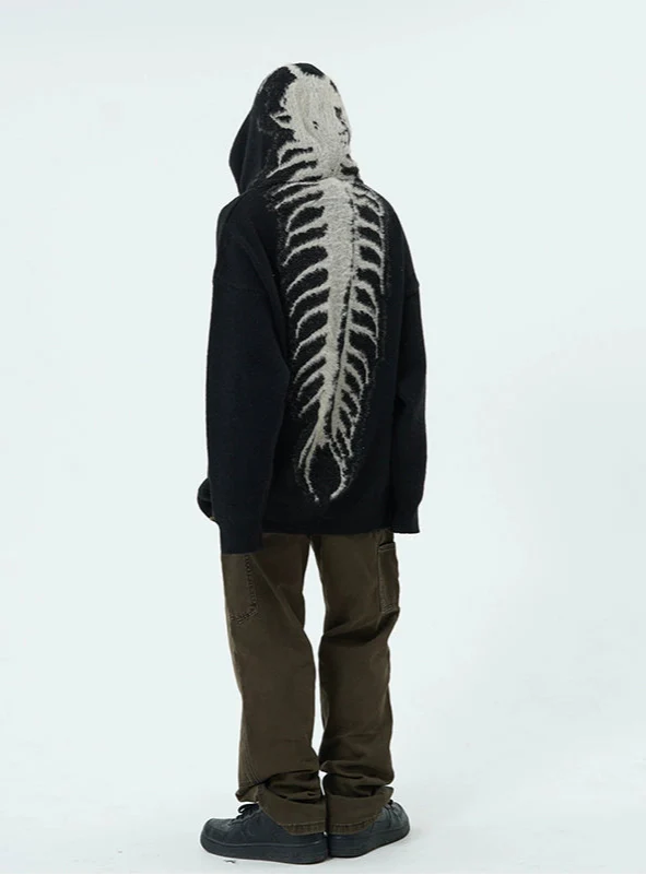 Fossil Spine Knit Hoodie