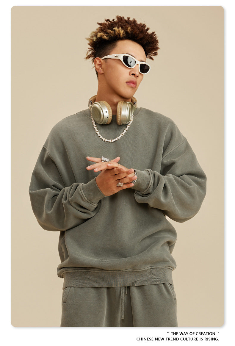 Oversize Washed Sweatshirt