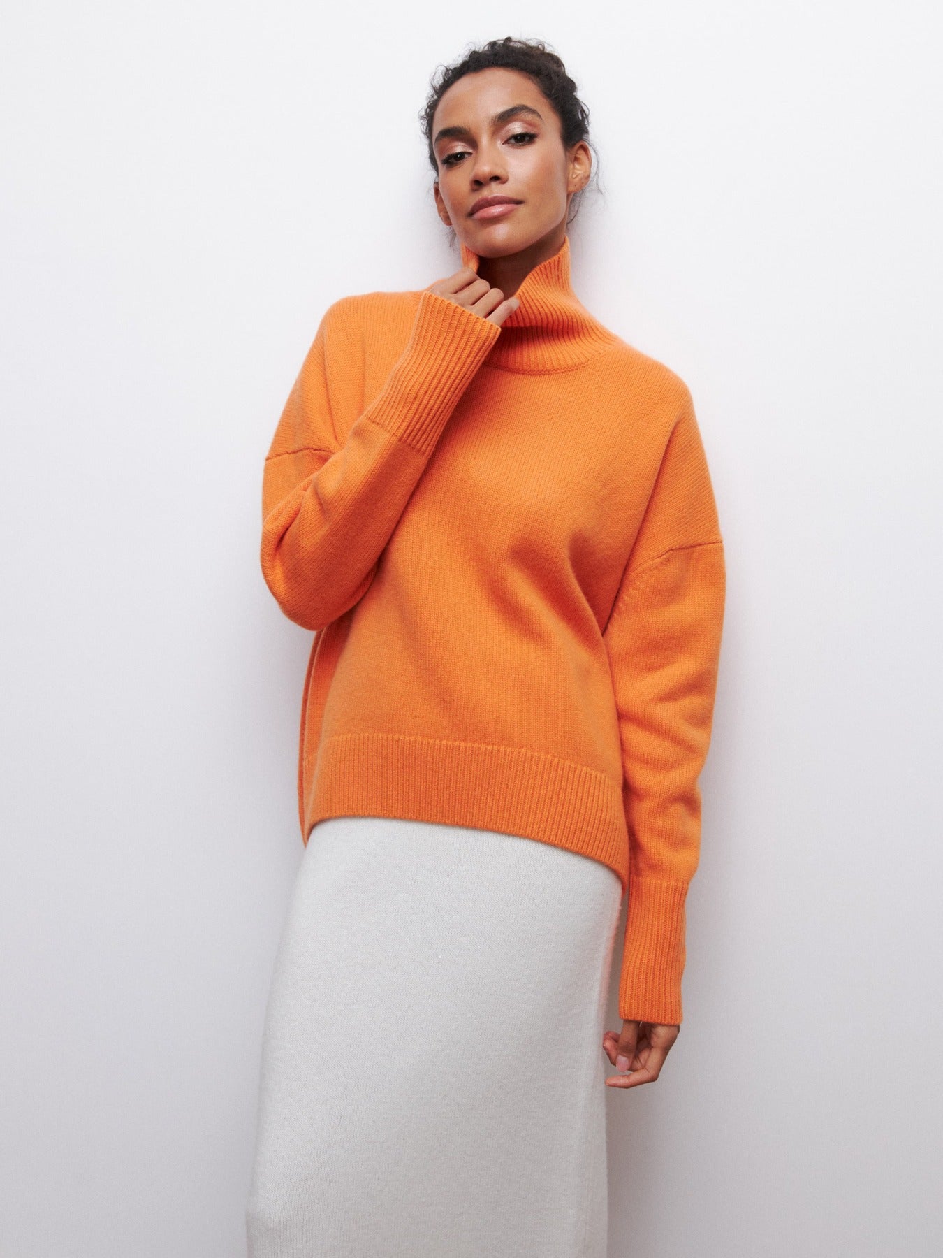 Turtleneck Basic Loose Sweater