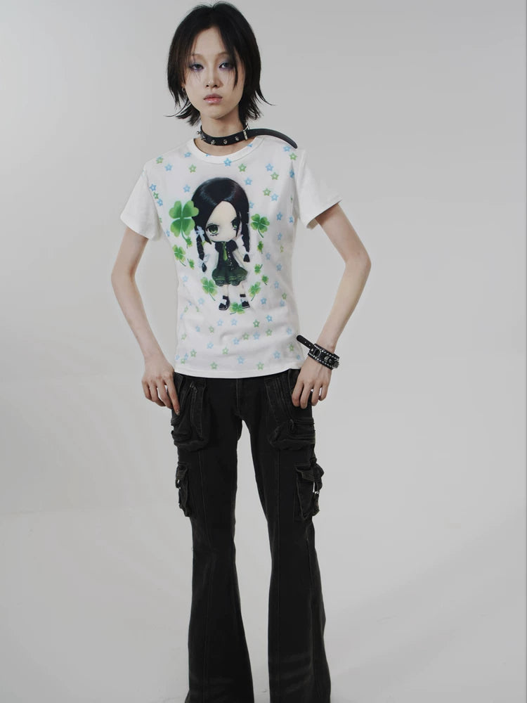 Clover Doll Short Sleeve T-Shirt