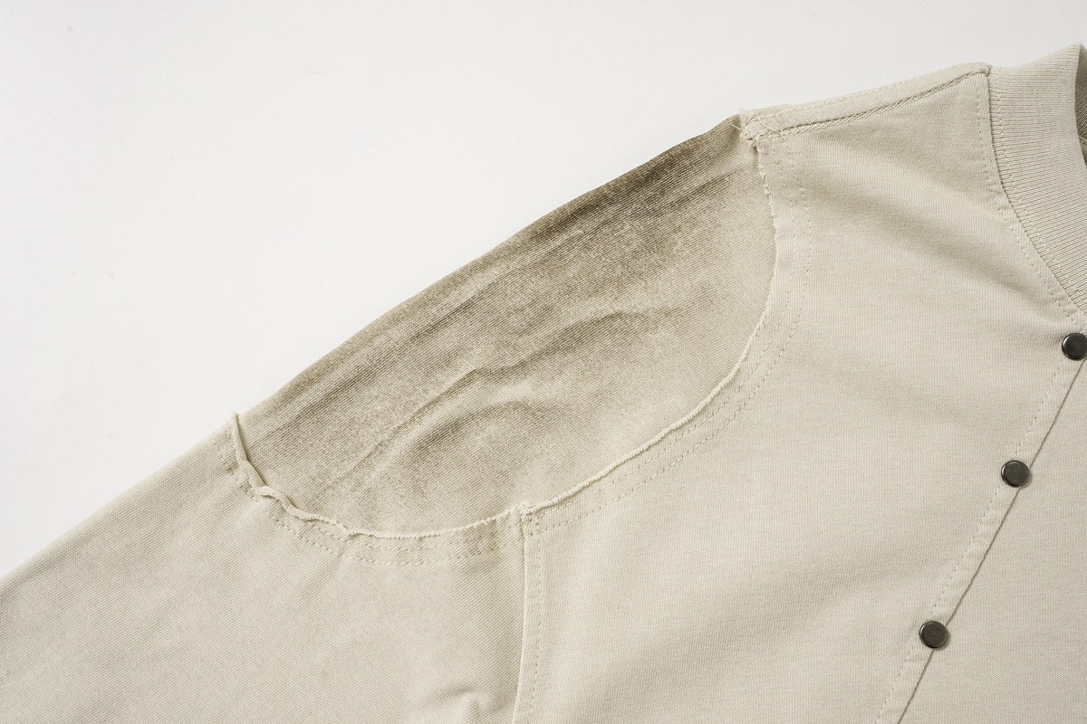 Studs Washed Short Sleeve T-Shirt