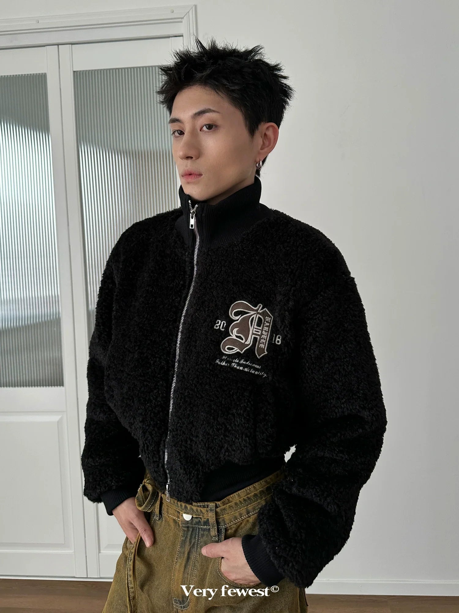 Thick Cotton Stand Neck Jacket