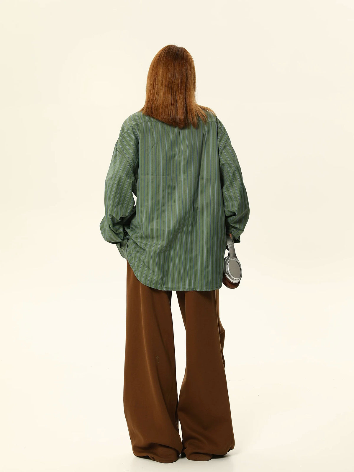 Oversized Stripe Design Shirt