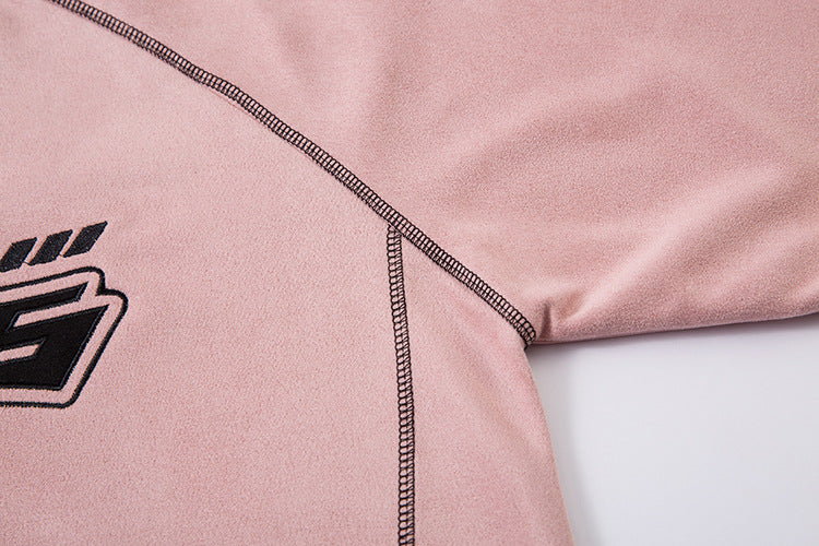 Roll-neck Embroidered Polo T-shirt
