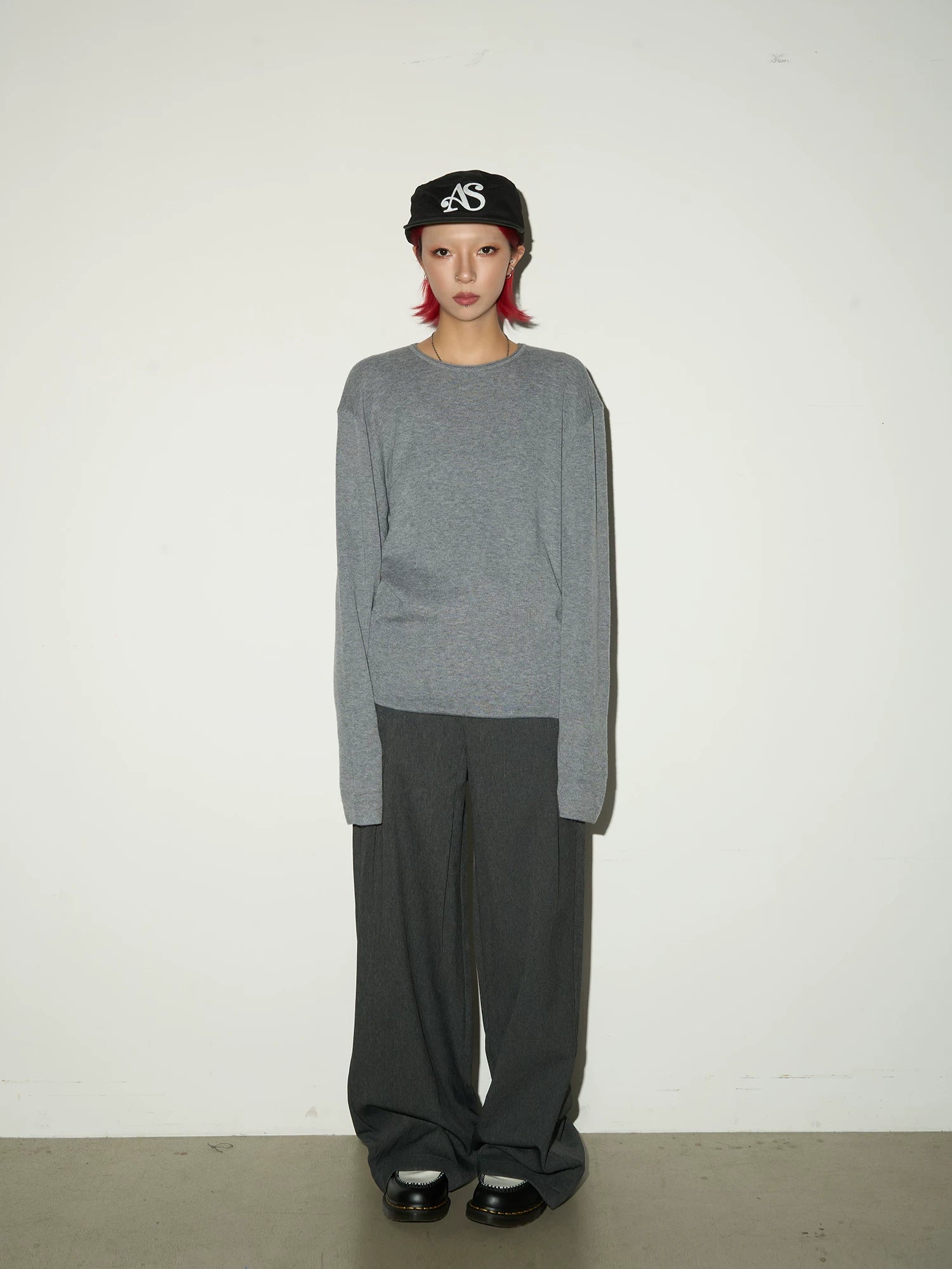 Pleats Wide Leg Pants