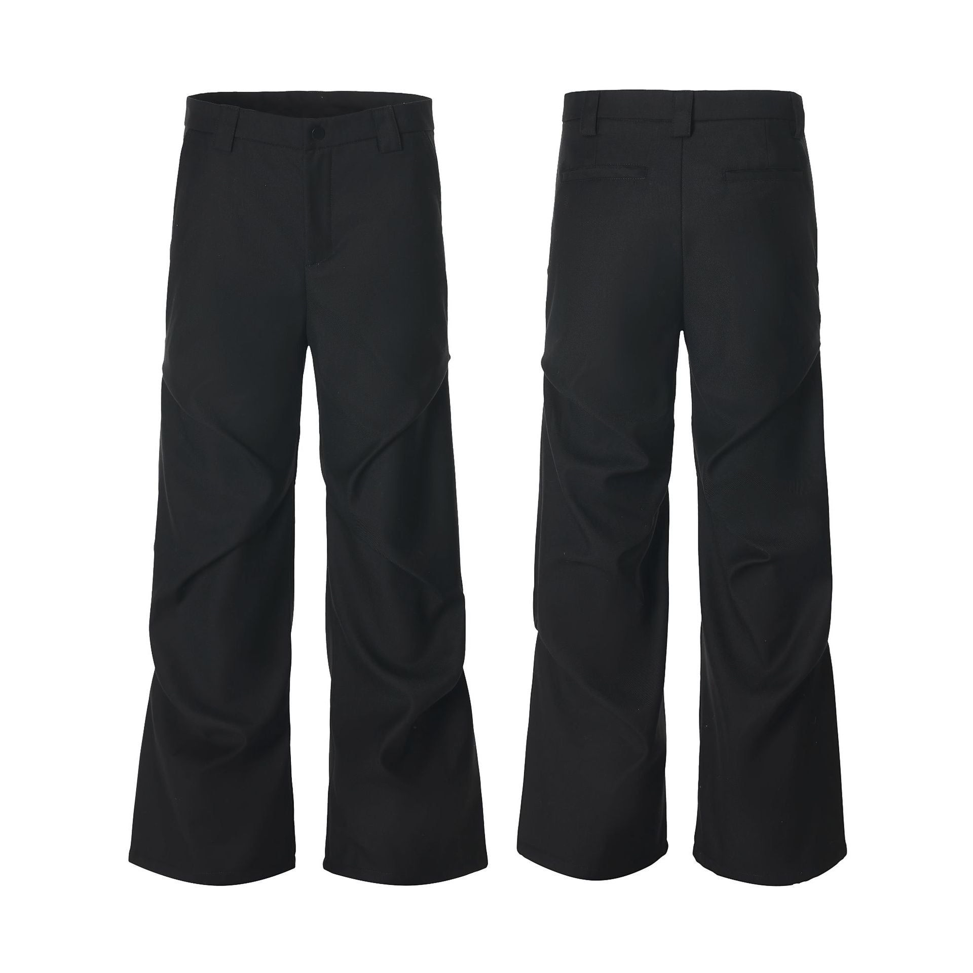 Pleats Flare Pants
