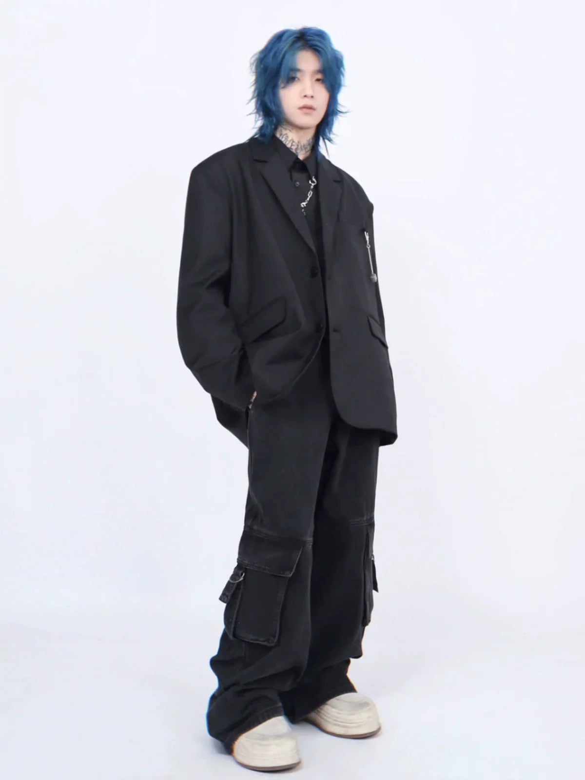 Chain Pendant Design Tailored Jacket