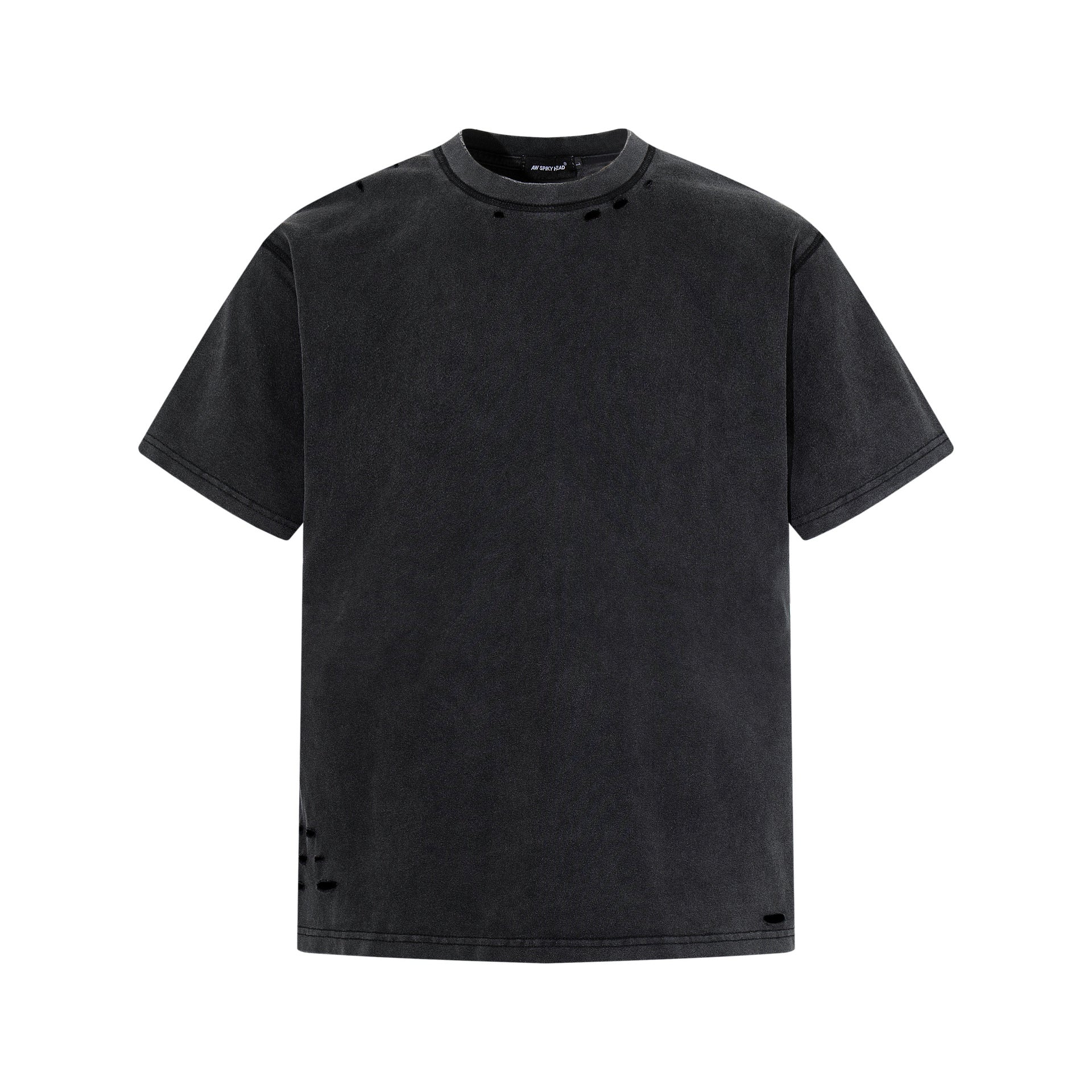 Washed Damage Short Sleeve T-Shirt
