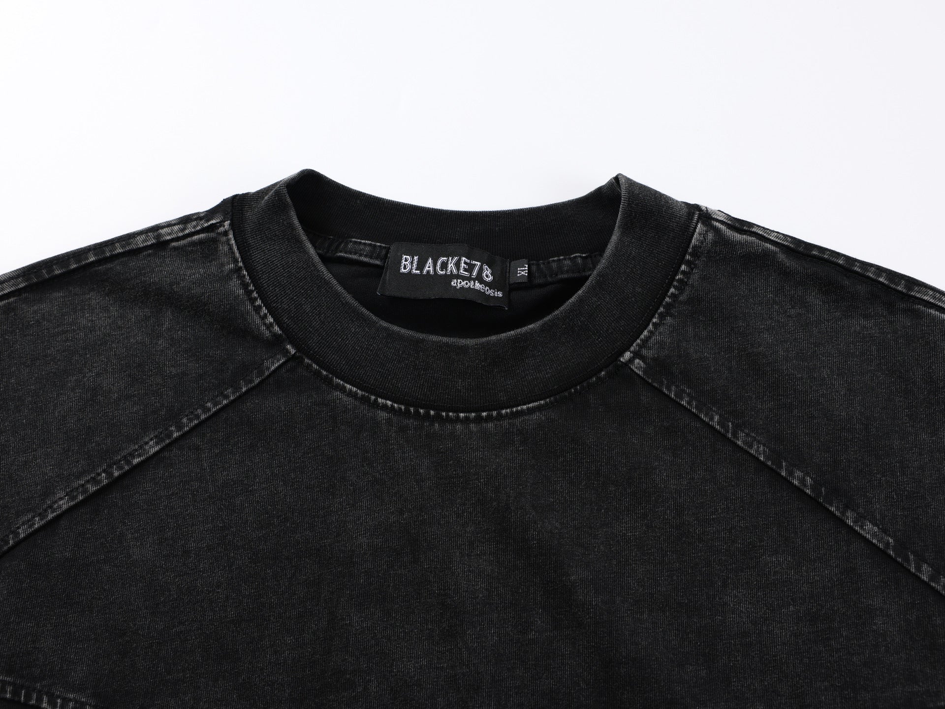 Washed Panel Short Sleeve T-Shirt