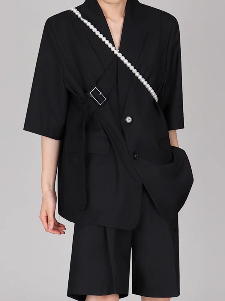 Short Sleeve Tailored Jacket