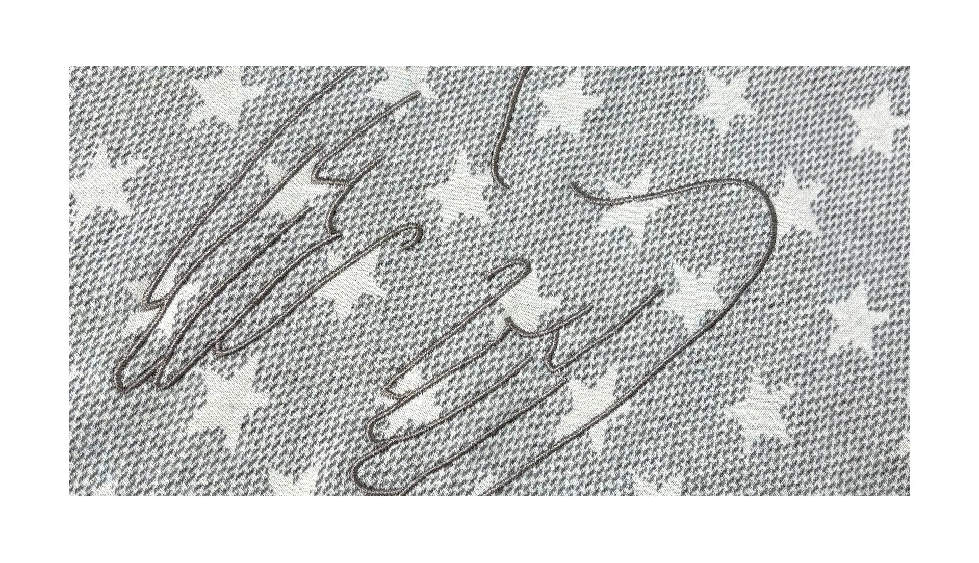Star Print Asymmetrical High-Neck Long Sleeve T-Shirt