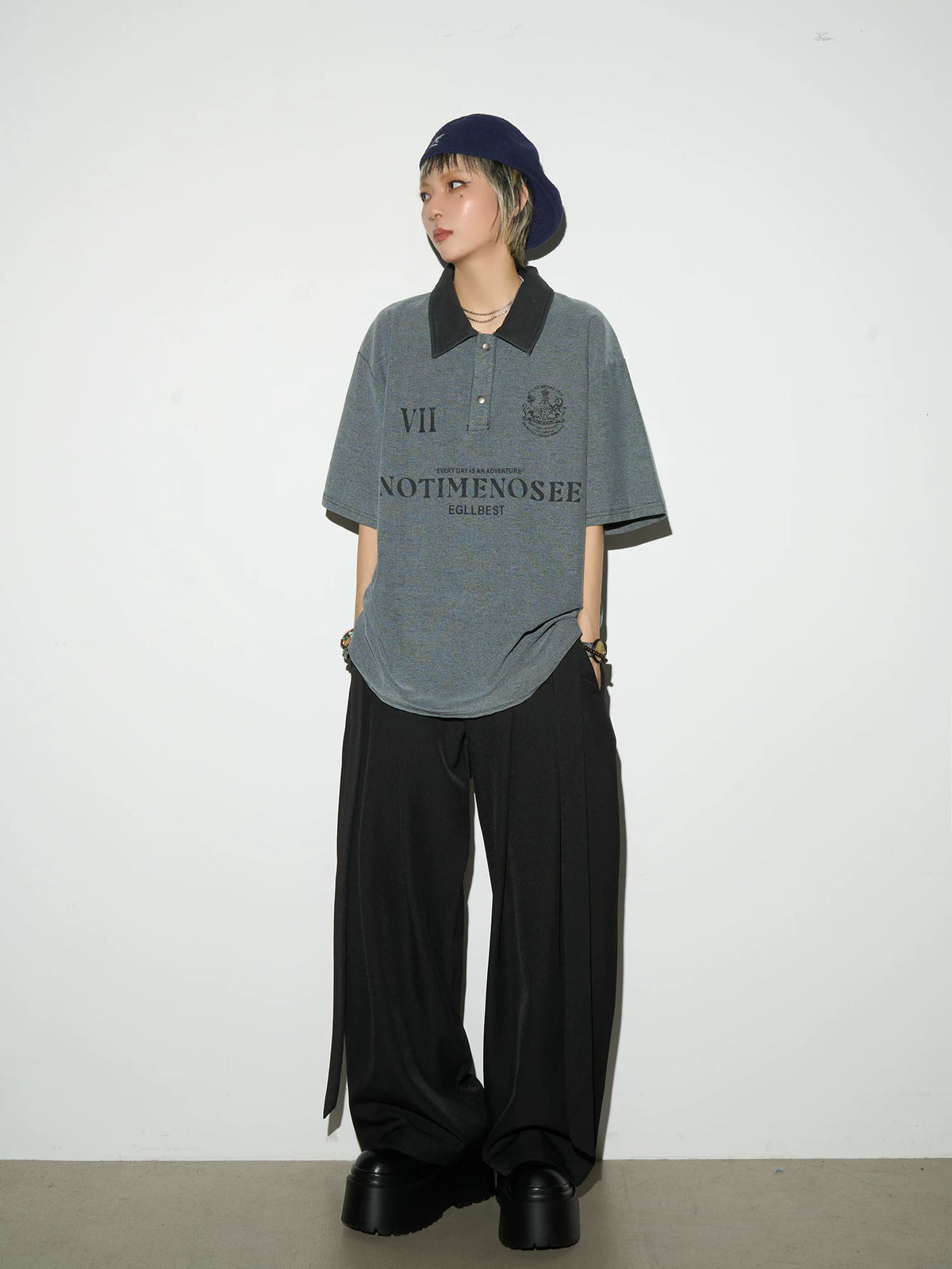 Wrap Tie Waist Tailored Jacket & Wide Leg Trousers Setup