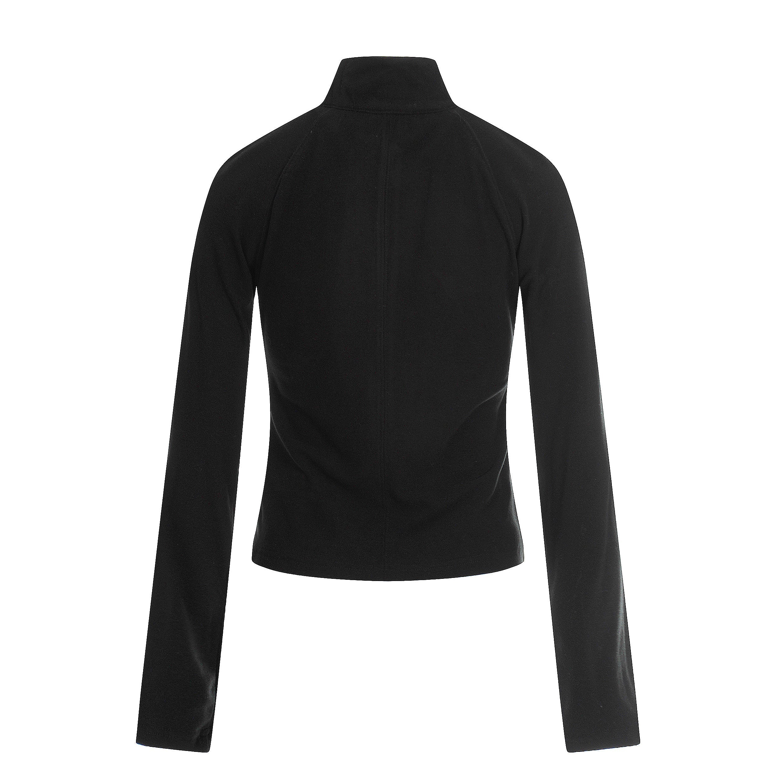 Half Zip Fitted Long Sleeve T-Shirt